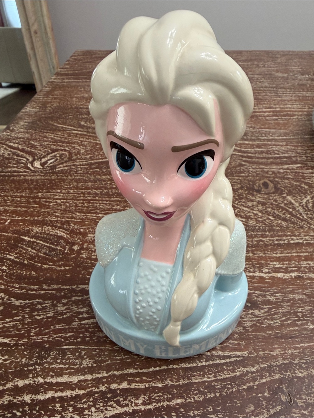 Disney Frozen 2 Elsa Ceramic Coin Bank "In My Element” Frozen II